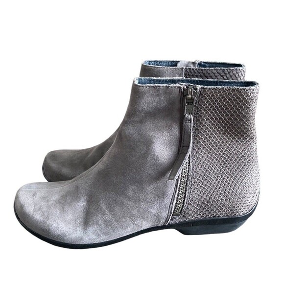 Dansko Otis Women’s Gray Suede Ankle Boots Size 39‎ (8.5-9 US) - Picture 1 of 8